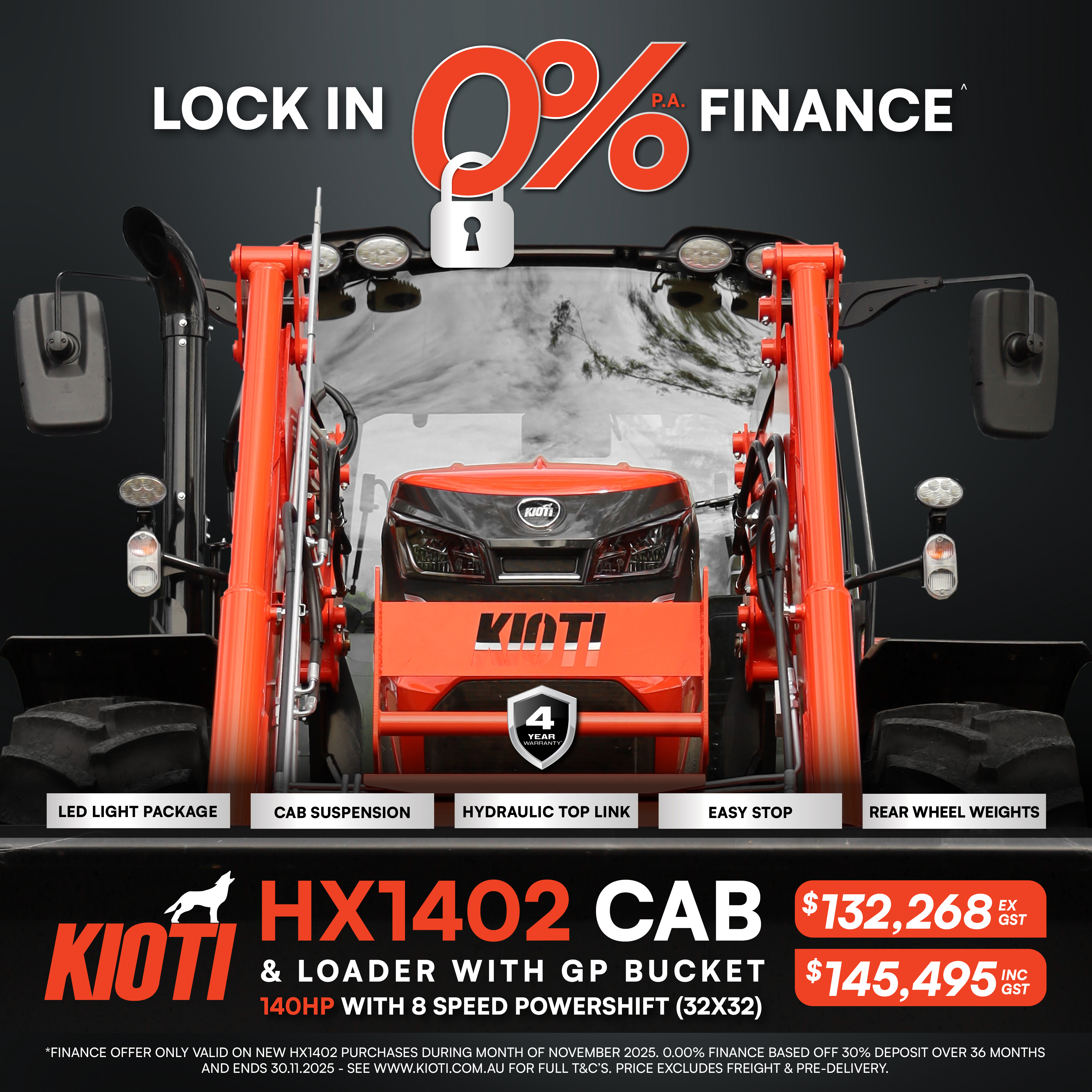 KIOTI HX PROMOTION